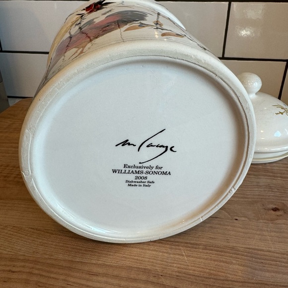Williams Sonoma Rooster Francais Canister - Marc Lacaze - 2008 Italy - Picture 8 of 13